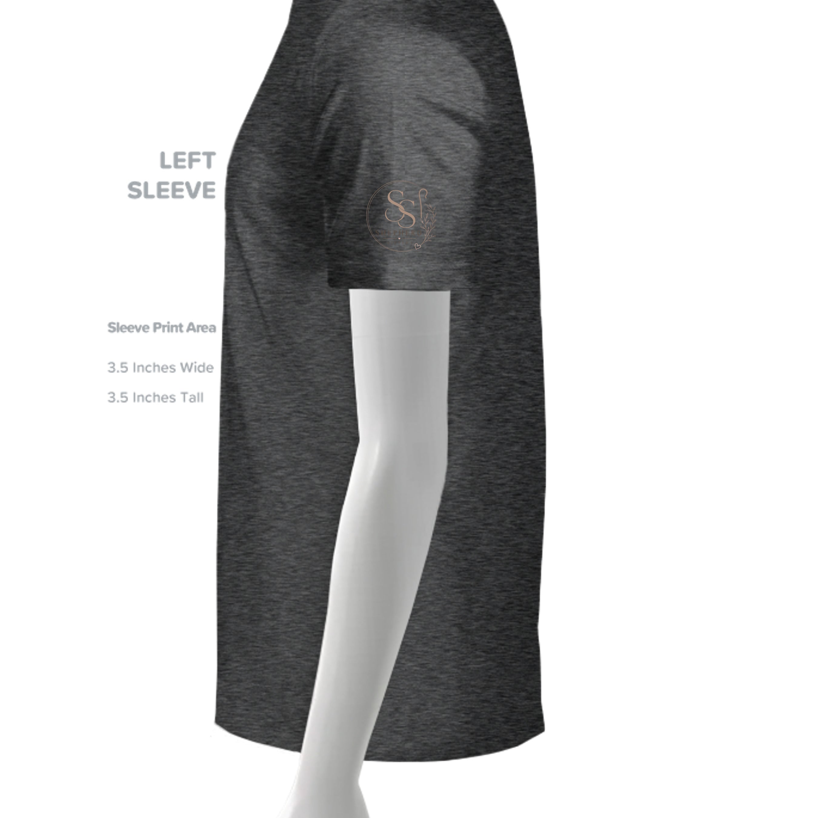 DARK HEATHER - G200L - SLEEVE_LEFT