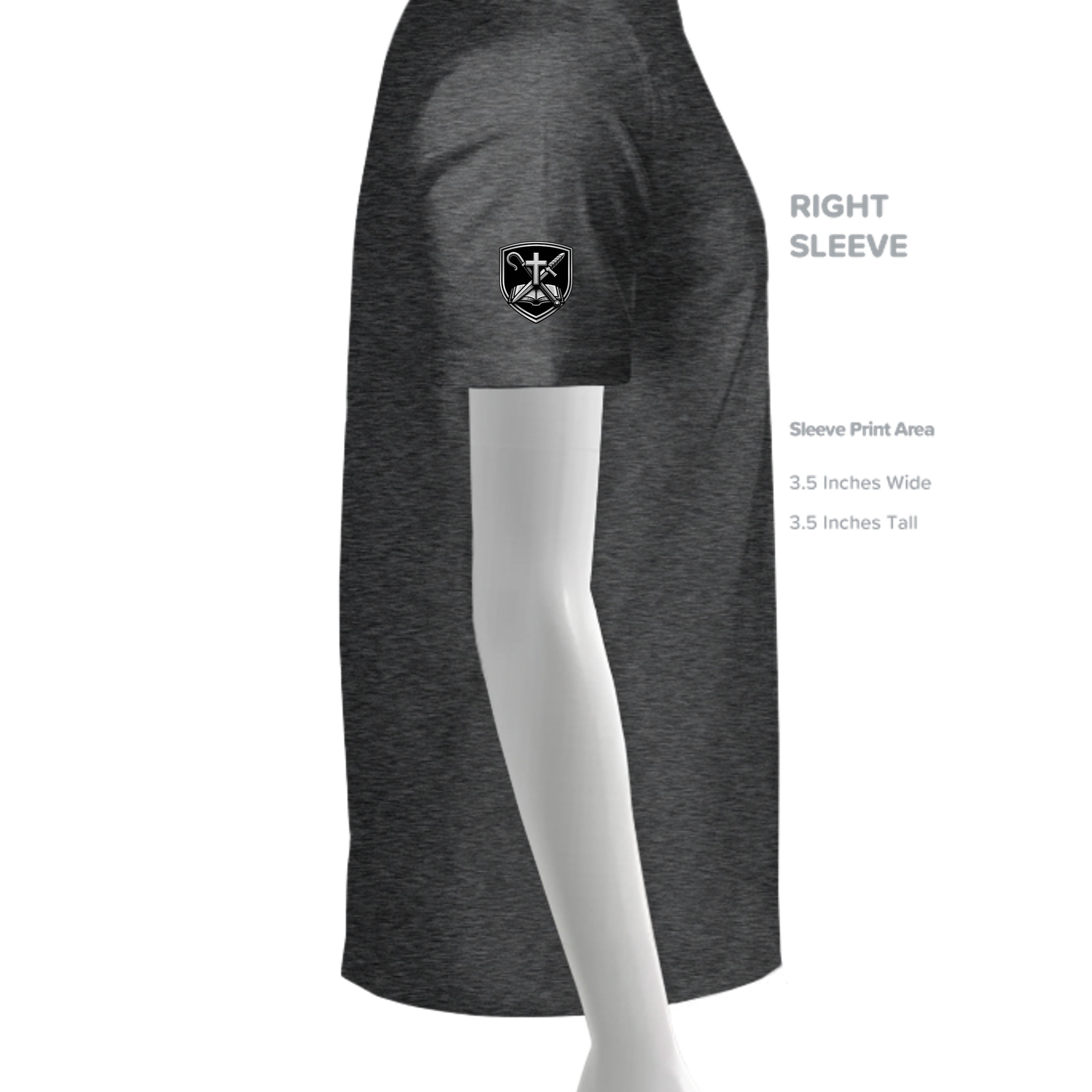 DARK HEATHER - G200L - SLEEVE_RIGHT